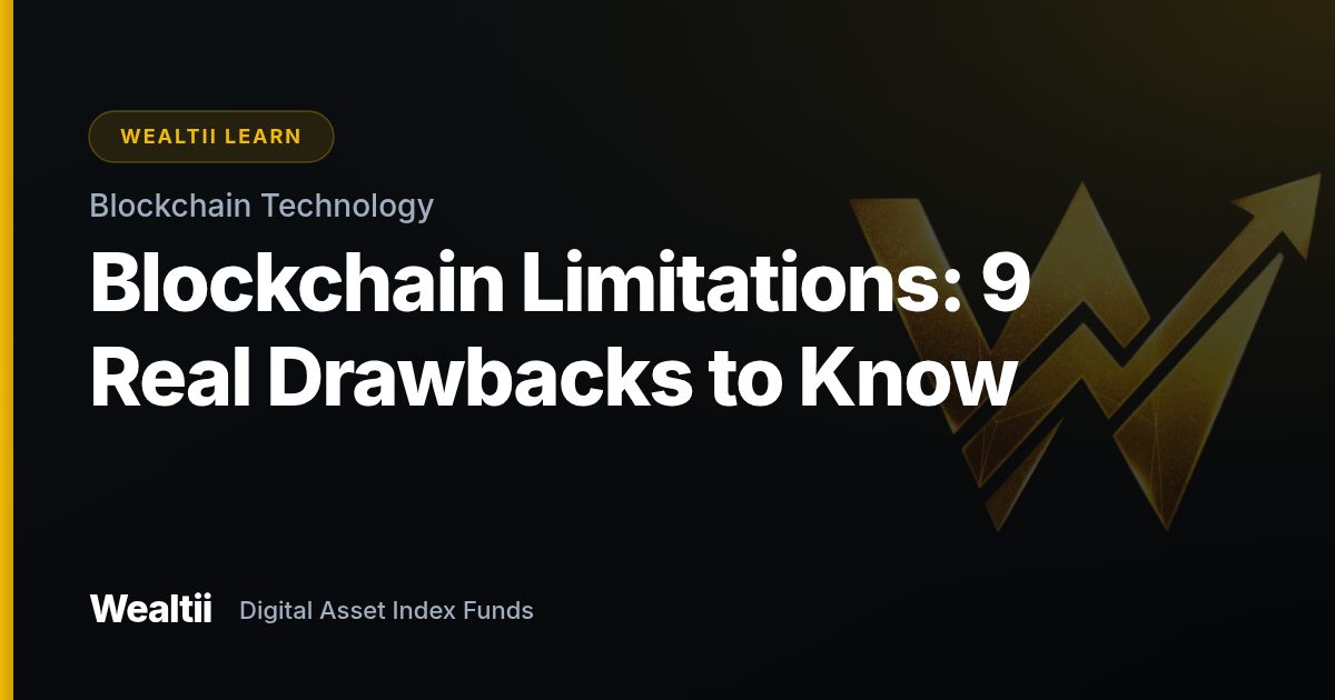 Blockchain Limitations: 9 Real Drawbacks to Know β Wealtii Learn Center