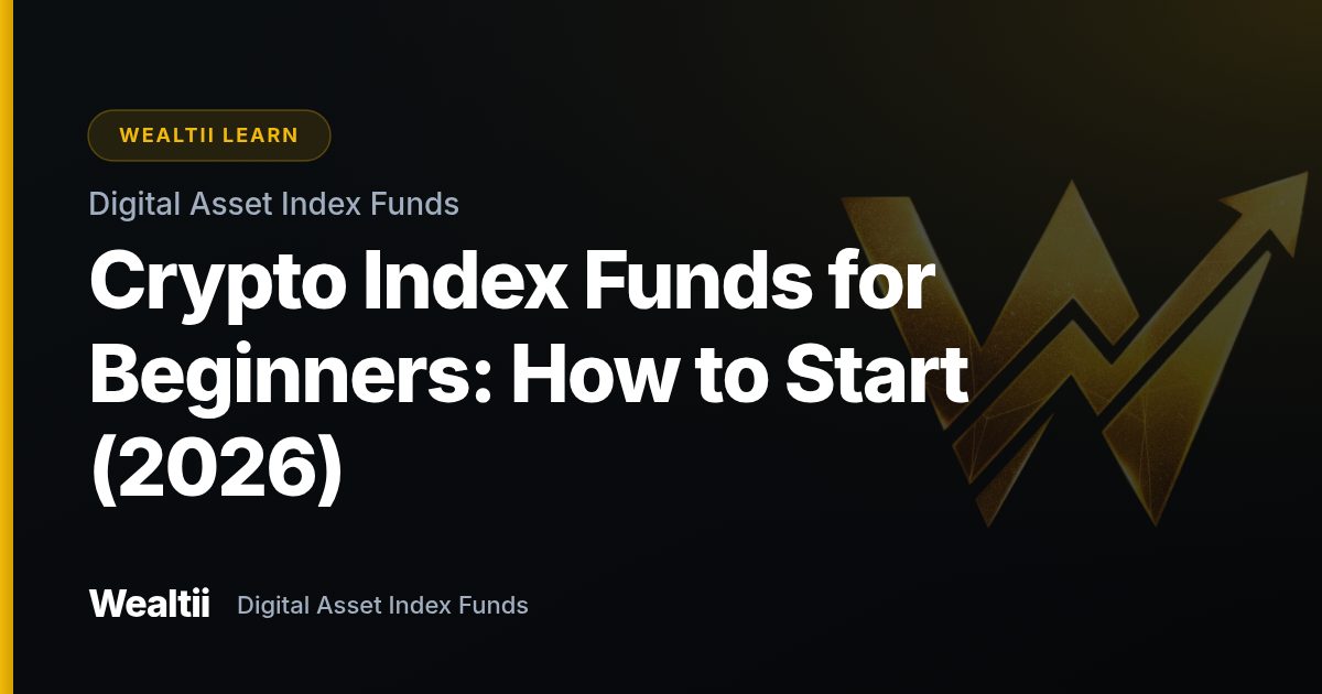 Crypto Index Funds for Beginners: How to Start (2026) — Wealtii Learn Center