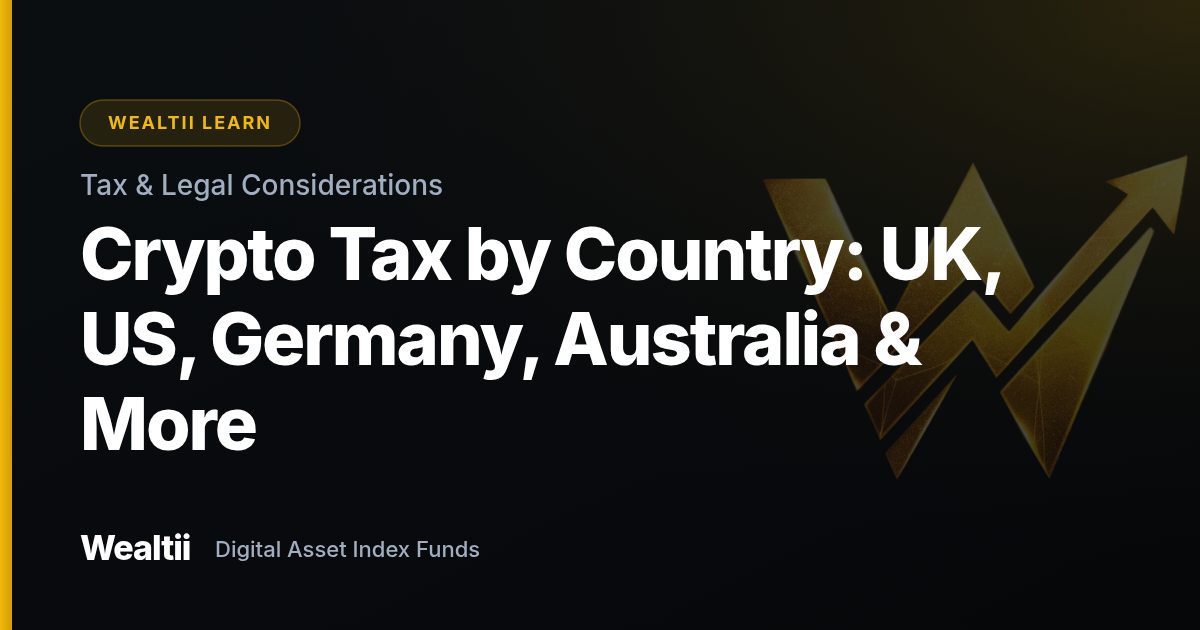 Crypto Tax by Country: UK, US, Germany, Australia & More — Wealtii Learn Center