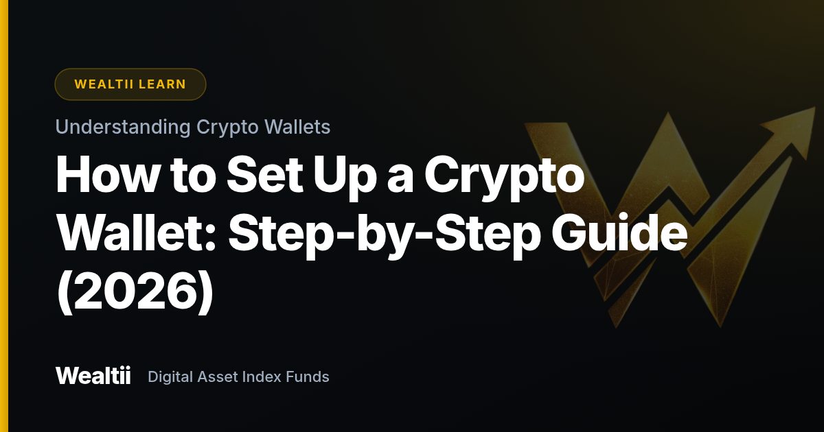 How to Set Up a Crypto Wallet: Step-by-Step Guide (2026) — Wealtii Learn Center