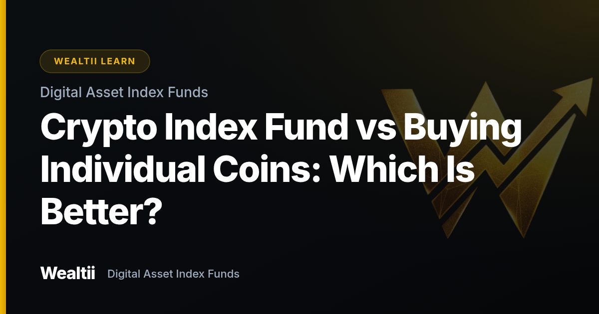 Crypto Index Fund vs Buying Individual Coins: Which Is Better? β Wealtii Learn Center