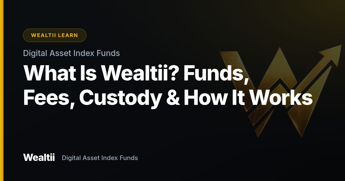 What Is Wealtii? Funds, Fees, Custody & How It Works — Wealtii Learn Center